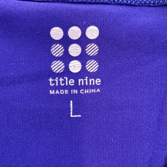 Title Nine Swift 1/2 Zip Textured Athletic Pullover Large - Picture 4 of 12